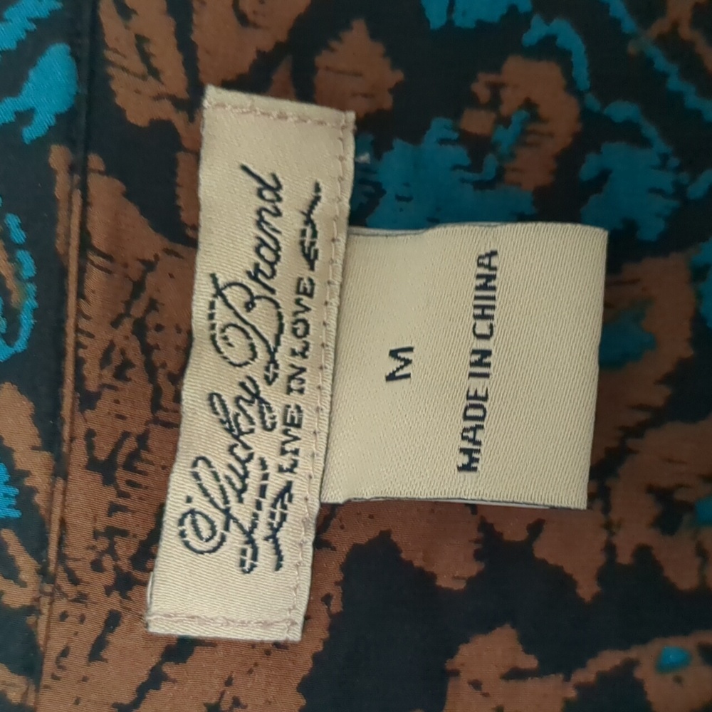 Lucky Brand Silk Blouse - Picture 3 of 4